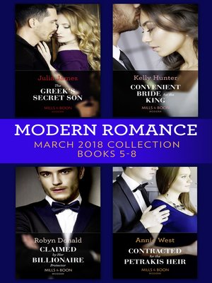 cover image of Modern Romance Collection, March 2018 Books 5--8